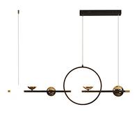 LIUNJHUY Lámpara Colgante de 6 Luces para Comedor, iluminación LED Regulable para Colgar en el Techo, lámpara Colgante Lineal para Dormitorio, Sala de Estar, Comedor, Pasillo Interesting