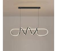 LIUNJHUY Lámpara Colgante LED para Restaurante, luz Moderna Minimalista nórdica, de Aluminio de Lujo, Larga y Curvada, para Interior Interesting
