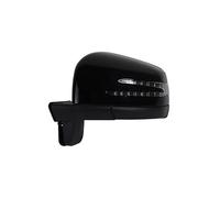 LiuROSE Conjunto Completo Espejo Retrovisor para Mercedes Benz G-Class W463 G55 G65 G550 G500 G400 G350 92-17,Espejo Retrovisor Plegable Eléctrico Ajuste Lente Retrovisor,A-Black-Left
