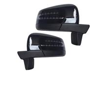 LiuROSE Conjunto Completo Espejo Retrovisor para Mercedes Benz G-Class W463 G55 G65 G550 G500 G400 G350 92-17,Espejo Retrovisor Plegable Eléctrico Ajuste Lente Retrovisor,A-Black-Pair