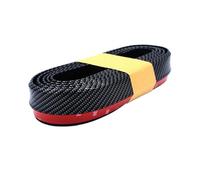 LiuROSE Spoiler Delantero de Coche para VW Golf Passat B6 B7 B8 Bora EOS UP Caddy Polo Jetta New Beetle,Anti Colisión Spoiler Lip Difusor Inferior Alerones Delanteros Labios,E-Black Carbon Fiber