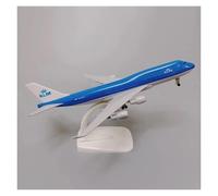 LIUSANG Aviones a Escala 20 cm for Países Bajos KLM B747 aerolíneas Boeing 747 Airways Modelo de avión de aleación de Metal Recuerdos coleccionables Aptos para exhibición