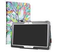 LiuShan Archos 101 Oxygen Funda, Folio Soporte PU Cuero con Funda Caso para 10.1" Archos 101 Oxygen 4G Android Tablet,Love Tree