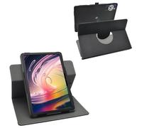 LiuShan Caso Giratoria 360° + Extraíble Funda para DEERTiME E9/SUAAT S10/DigiLand 1058 MID1058/DigiLand MID1058-AD/DigiLand R10 XS MID1061 10.1 Pulgadas Tablet,Negro
