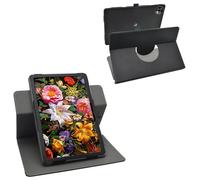LiuShan Caso Giratoria 360° + Extraíble Funda para Raemond K30/Hasskya K30/MENTUME K30/Aobante K30 10.1 Pulgadas Tablet,Negro