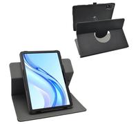 LiuShan Caso Giratoria 360° + Extraíble Funda para TECLAST T60 Pro/DOOGEE Tab E3+/DOOGEE Tab G6 Pro/Vale V12E-LTE-8128/Frunsi RubensTab T12/VASOUN Tab 16/VASOUN M70 12 Pulgadas Tablet,Negro