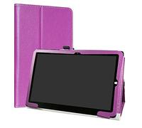 LiuShan Chuwi hi10 x/hibook hi10 Pro/hibook hi10 Funda, Folio Soporte PU Cuero con Funda Caso para 10.1" Chuwi hi10 x/hibook hi10 Pro/hibook hi10 Tablet,Púrpura