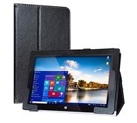 LiuShan Compatible con Fusion5 FWIN232 Plus S1 Funda, Folio Soporte PU Cuero con Funda Caso para Fusion5 FWIN232 Plus S1 /FWIN232 Plus N4120 10-Inch Tablet(Not Fit FWIN232 Pro N4120),Negro
