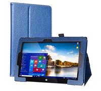 LiuShan Compatible con Fusion5 FWIN232 Plus S1 Funda, Folio Soporte PU Cuero con Funda Caso para Fusion5 FWIN232 Plus S1 /FWIN232 Plus N4120 10-Inch Tablet(Not Fit FWIN232 Pro N4120),Azul