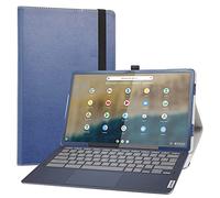 LiuShan Compatible con Lenovo Ideapad Duet 5 Tableta Funda,Folio Soporte PU Cuero con Funda Caso para Lenovo Ideapad Duet 5 Chromebook 13.3" Tableta 2 en 1,Azul