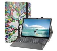 LiuShan Compatible con Lenovo Yoga Duet 7i Funda,Folio Soporte PU Cuero con Funda Caso para Lenovo Yoga Duet 7i 13 Pulgada Tableta(No es Compatible con Otros Modelos),Love Tree
