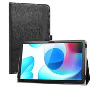 LiuShan Compatible con Realme Pad RMP2103 Funda，Folio Soporte PU Cuero con Funda Caso para 10.4" Realme Pad RMP2103 Tablet(No es Compatible con Otros Modelos),Negro