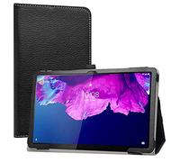 LiuShan Compatible con Tab P11 Plus Funda, Folio Soporte PU Cuero con Funda Caso para 11" Lenovo Tab P11 Plus /P11 5G (TB-J606F /J616F /J607Z) Tablet(No es Compatible con Otros Modelos),Negro