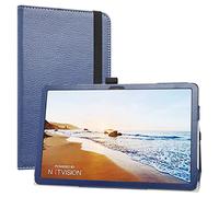 LiuShan Compatible con TCL Tab 10 5G, funda de piel sintética delgada plegable para TCL Tab 10 5G TCL-9183W Metro de T-Mobile Tablet (no compatible con TCL Tab Pro 5G TCL-9198S), azul