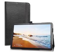 LiuShan Compatible con TCL Tab 10 5G, funda de piel sintética delgada plegable para TCL Tab 10 5G TCL-9183W Metro de T-Mobile Tablet (no compatible con TCL Tab Pro 5G TCL-9198S), color negro