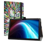 LiuShan Compatible con TECLAST P20HD Funda/Winnovo P20 Funda, Folio Soporte PU Cuero con Funda para 10.1" TECLAST M40 /M40 Pro /M40se / Blackview Tab 8/Tab 8E / AOYODKG A39,Love Tree