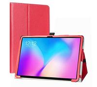LiuShan Compatible con TECLAST T30 Funda, Folio Soporte PU Cuero con Funda Caso para 10.1" TECLAST T30 Tablet(No es Compatible con 10.1" TECLAST M30),Rojo