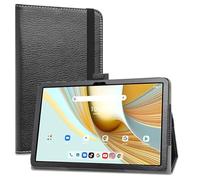 LiuShan Folio Soporte PU Cuero con Funda Caso para UMIDIGI G3 Tab/UMIDIGI G3 Tab Ultra/foxxd c10/UMIDIGI G2 Tab/UMIDIGI G1 Tab/Vortex ZTAB10/Vortex T10M Pro Tablet 10.1 Pulgadas,Negro