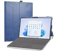 LiuShan Funda para Microsoft Surface Pro 9 /Pro 8 ，Folio Soporte PU Cuero con Funda Caso para Microsoft Surface Pro 11/Surface Pro 10/Microsoft Surface Pro 9 /Surface Pro 8 2 in 1,Azul