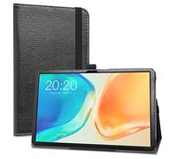 LiuShan Funda para TECLAST M40 Plus，Folio Soporte PU Cuero con Funda Caso para TECLAST M40 Plus/TECLAST P20S /TECLAST P30S /TECLAST P40HD 10.1 Pulgadas Tablet,Negro