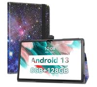 LiuShan Funda para UMIDIGI A13 Tab ，Folio Soporte PU Cuero con Funda Caso para UMIDIGI A13 Tab/DOOGEE T10PLUS 10.5 Pulgadas Android Tablet(No es Compatible con Otros Modelos),Galaxy