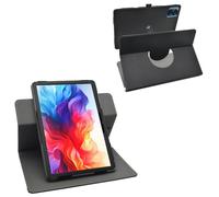 LiuShan Giratoria Caso Funda para Doogee Tab G5/DEERTiME E15/Paaxoo A20/Tibuta E220/NOVOJOY NV-CP20/Oangcc A15/DEERTiME A15/SUAAT S3/TUOHAITIME A30 10.1 Pulgadas Tablet,Negro