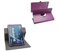 LiuShan Giratoria Caso Funda para TABWEE T50/VekfulPC T50/SVITOO P11 P11-T/ApoloSign EP1095T/SVITOO SVTT001 P116/POWMUS LS1111/ApoloMedia EP1095T/DEZLTID M518-EEA/AXETOP M518/FIRYMID P11 1119T,Púrpura
