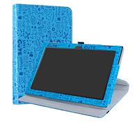 LiuShan Lenovo Tab 4 10 Rotary Funda, Giratoria 360 Grados de Rotación Carcasa con Stand Soporte Caso para 10.1" Lenovo Tab4 10 TB-X304F/N Android Tablet,Azul