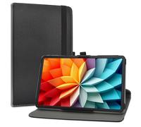 LiuShan Rotary Funda para Blackview Mega2, Folio Soporte PU Cuero con Funda para Blackview Mega2/Blackview Mega 2 WiFi/TECLAST T60Plus/DOOGEE T36/ODEA A12/OSCAL Pad 100 Tablet 12 Pulgadas,Negro
