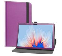 LiuShan Rotary Funda para CHUWI AuPad Tablet, Folio Soporte PU Cuero con Funda Caso para CHUWI AuPad Tablet 10.95 Pulgadas,Purple