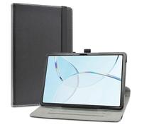 LiuShan Rotary Funda para DOOGEE T10E,Folio Soporte PU Cuero con Funda Caso para DOOGEE T10E /Blackview Tab 80 /Blackview Tab 10 WiFi/OSCAL Pad 7 Tablet 10 Pulgadas Android Tablet,Negro