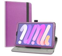 LiuShan Rotary Funda para Headwolf FPad7,Folio Soporte PU Cuero con Funda para Headwolf FPad7 /FPad7 Pro /FPad6 /DOOGEE T20 Mini/DOOGEE T20 Mini Pro/Alphawolf APad2 Tablet 8.4 Pulgadas,Purple