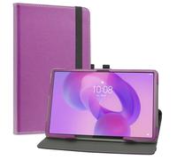 LiuShan Rotary Funda para Lenovo Idea Tab Pro TB373FU, Folio Soporte PU Cuero con Funda Caso para Lenovo Idea Tab Pro TB373FU Tablet de 12,7 Pulgadas,Purple
