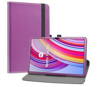 LiuShan Rotary Funda para Redmi Pad Pro Tableta, Folio Soporte PU Cuero con Funda Caso para Xiaomi Redmi Pad Pro/Xiaomi Poco Pad 12.1" Tablette,Purple