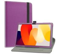 LiuShan Rotary Funda para Redmi Pad SE, Folio Soporte PU Cuero con Funda Caso para Xiaomi Redmi Pad SE/Redmi Pad 2 /Lenovo Idea Tab TB-336/Lenovo Tab K11 Gen 2 TB-336 Tablet 11 Pulgadas, Purple