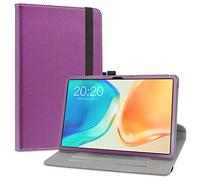 LiuShan Rotary Funda para TECLAST P20S,para TECLAST P30S, Folio Soporte PU Cuero con Funda Caso para TECLAST M40 Plus/TECLAST P20S /TECLAST P30S /TECLAST P40HD 10.1 Pulgadas Tablet,Purple