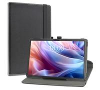 LiuShan Rotary Funda para TECLAST T65 MAX, Folio Soporte PU Cuero con Funda Caso para TECLAST T65 MAX Tableta 13 Pulgadas, Negro