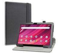 LiuShan Rotary Funda para VASOUN Tab 10, Folio Soporte PU Cuero con Funda Caso para VASOUN Tab 10/ApoloMedia EP103A/Maxsignage EP103A Tableta de 10.1 Pulgadas, Negro