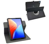 LiuShan Rotary Funda para Yicty C107, Folio Soporte PU Cuero con Funda Caso para Yicty C107/HiGrace C107/HiGrace C108/ZOFYWNAS C107/Ainmel AMLC107 Tableta de 10.1 Pulgadas, Negro