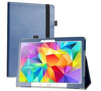 LiuShan Samsung Galaxy Tab S 10.5 Funda, Folio Soporte PU Cuero con Funda Caso para Samsung Galaxy Tab S 10.5 T800 T805 Android Tablet,Azul