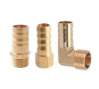 LIUSHENGJIE Conector de pagoda PCF PL de 6 mm, 8, 10, 12, 14, 16 mm, rosca trasera de manguera, 1/8, 1/4, 3/8, 1/2, accesorio de tubería de latón (púas 16mm-3I4, PCF (20 unidades)