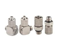 LIUSHENGJIE Mini Conector de Tubo neumático PC PL Tornillo a través de Montaje rápido Junta de torsión rápida, Rosca Macho M3 M4 M5 M6 - Tubo OD 3mm 4mm 6mm(PL4-M6,50 pcs)