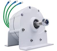 LiuSj JUnSt 10000W Generador de Base, 12V -220V sin Engranaje imán Permanente bajo RPM para Viento y turbina de Agua, 220v Gris