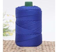 LIUXIN 1 Rollo de Hilo de Ganchillo de Verano de 3 mm, Hilo de Cuerda de Hielo para Tejer a Mano, Bolsos, Sombreros, Zapatos, Cojines de Ganchillo Tejidos a Mano, de Seda de Grosor Medio