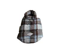 LIUXIN Abrigo Grueso a Cuadros para Mascotas, cálido y cómodo, para otoño e Invierno, Chaqueta pequeña de algodón de Dos Patas con Hebilla de tracción.