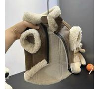 LIUXIN Chaleco Acolchado para Mascotas, Ropa para Perros, Abrigo de algodón cálido de Invierno, Chaqueta sin Mangas para Perros pequeños con Hebilla de tracción