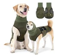 LIUXIN Chaleco y Abrigo antiansiedad para Perros: Mantiene a tu Mascota Tranquila, Chaqueta para Perros contra truenos y Fuegos Artificiales, Chaleco antiansiedad para Perros y Gatos.