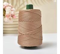 LIUXIN Hilo de Crochet de Verano, Cuerda de Hielo, Hilo de 3 mm para Tejer a Mano, Bolsos, Sombreros para el Sol, Zapatos, Tejido a Mano, cojín de Seda, 200 g