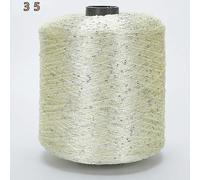 LIUXIN Hilo de Ganchillo con Lentejuelas y Purpurina de 500 g para Tejer a Mano, Ideal para Coser Ropa y Coser.