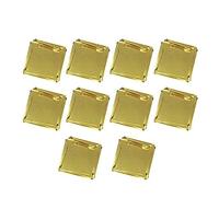 LIUXIN Hojas de Hoja de Oro de 24 K 100 Piezas 8 X 8 cm Facial Genuino Puro para cocinar Pasteles y Chocolates Decoración Salud y SPA